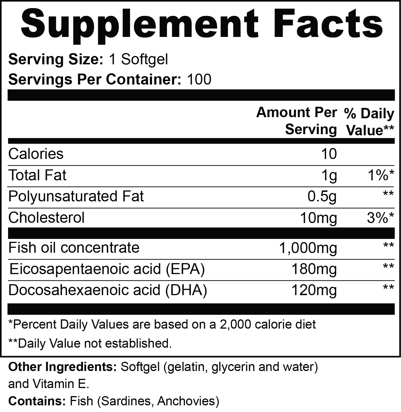 GTVT | DeepVigor Omega-3 Fish Oil | EPA & DHA Joint & Heart Support
