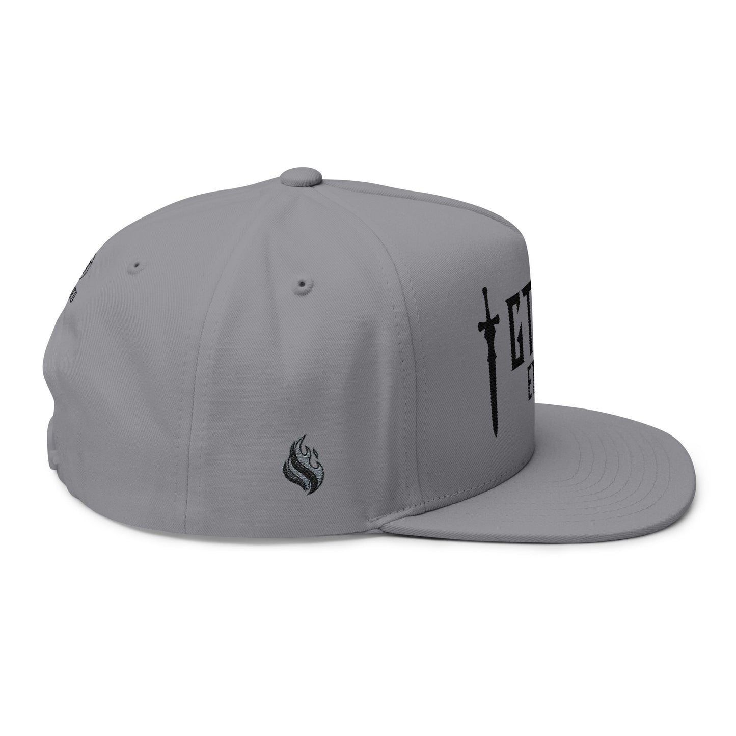 GTVT Ethos Motto and Lucky 7 Embroidery on Side of Snapback Hat