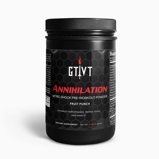 Annihilation | Nitric Shock Pre-Workout Powder (Fruit Punch)