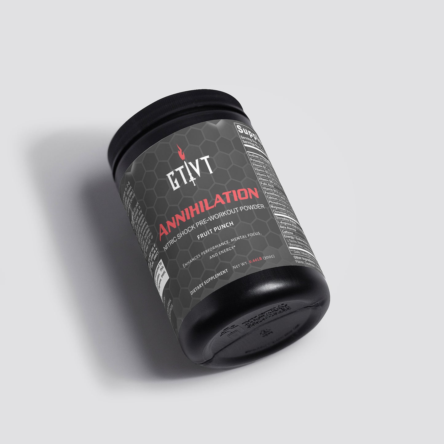 Annihilation | Nitric Shock Pre-Workout Powder (Fruit Punch)