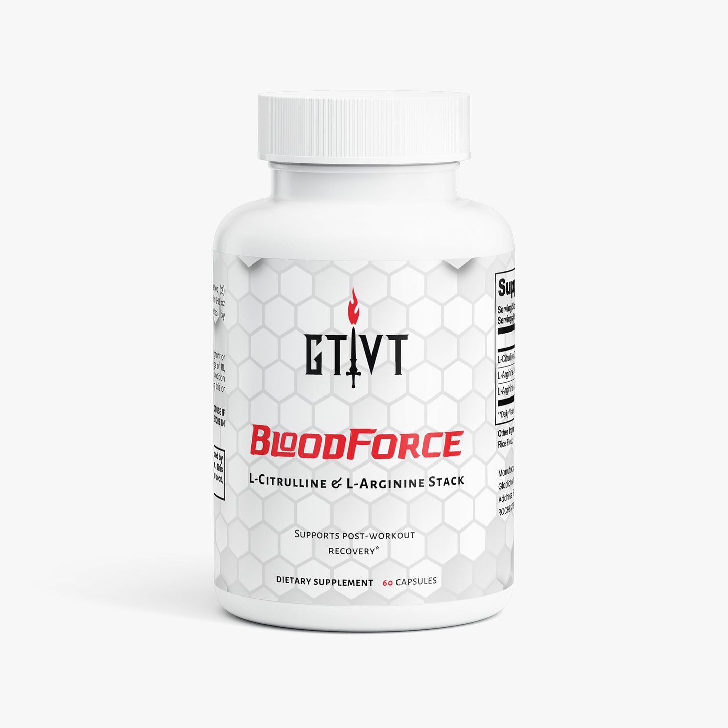 GTVT | BloodForce | L-Citrulline & L-Arginine Stack