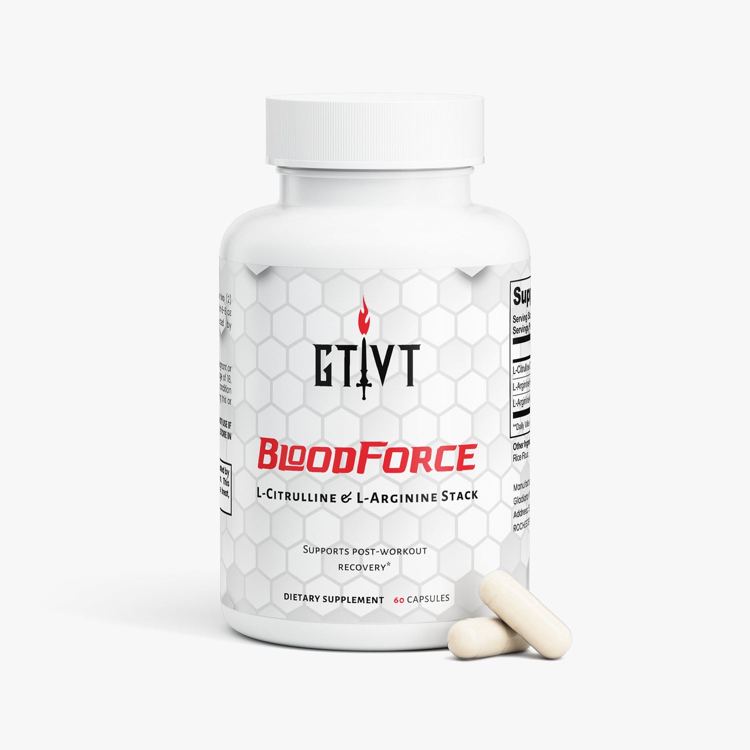 GTVT | BloodForce | L-Citrulline & L-Arginine Stack
