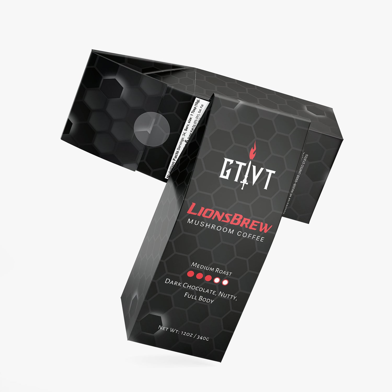 GTVT | LionsBrew | Lion’s Mane & Chaga Mushroom Coffee | Focus & Energy