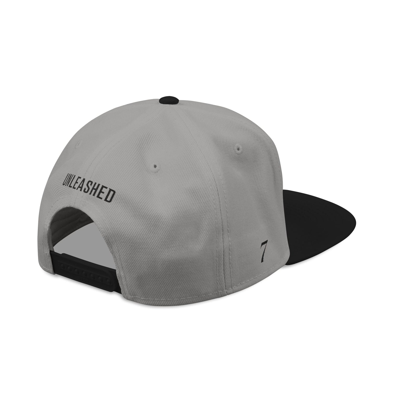 GTVT Classic Black Snapback hat, structured 6-panel high-profile design with white embroidered GTVT sword and flame logo.