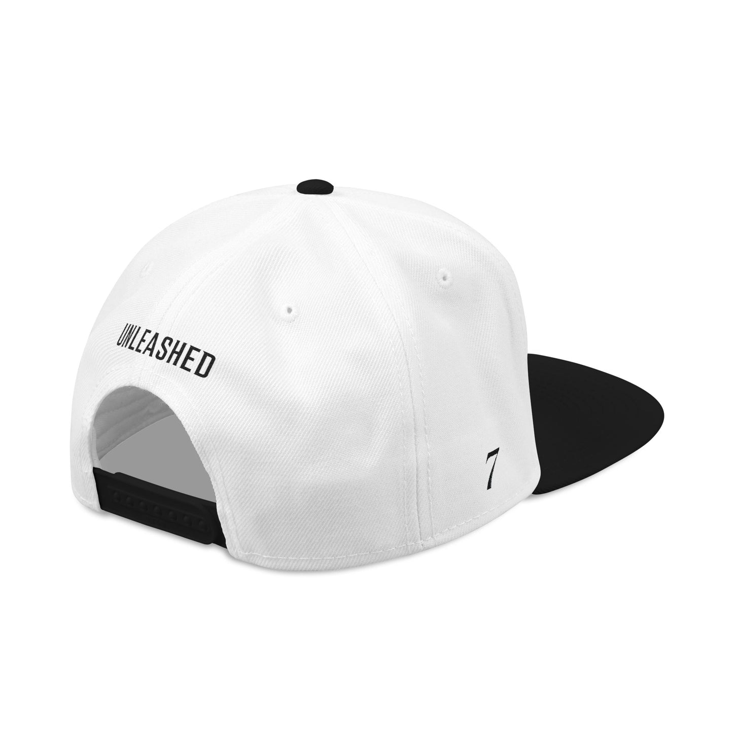 GTVT Classic Black Snapback hat, structured 6-panel high-profile design with white embroidered GTVT sword and flame logo.