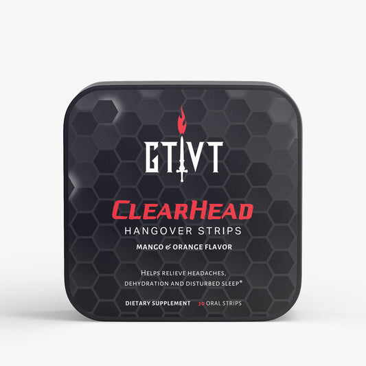 GTVT ClearHead Mango Hangover Strips Ayurvedic Liver Support and Anti-Inflammatory Recovery