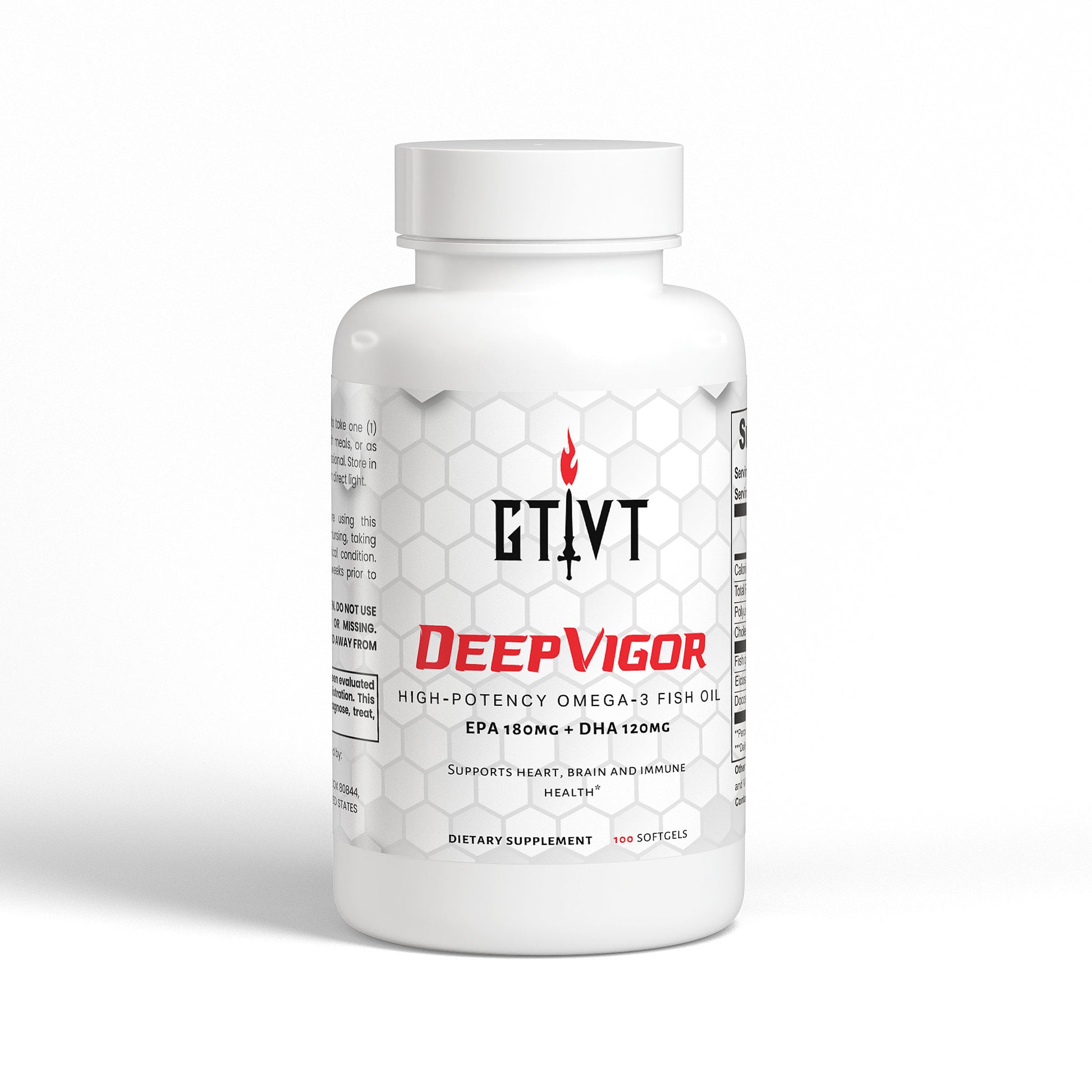 Support your heart, brain, and joints with DeepVigor Omega-3. Targeted EPA & DHA for high-performance recovery and wellness.