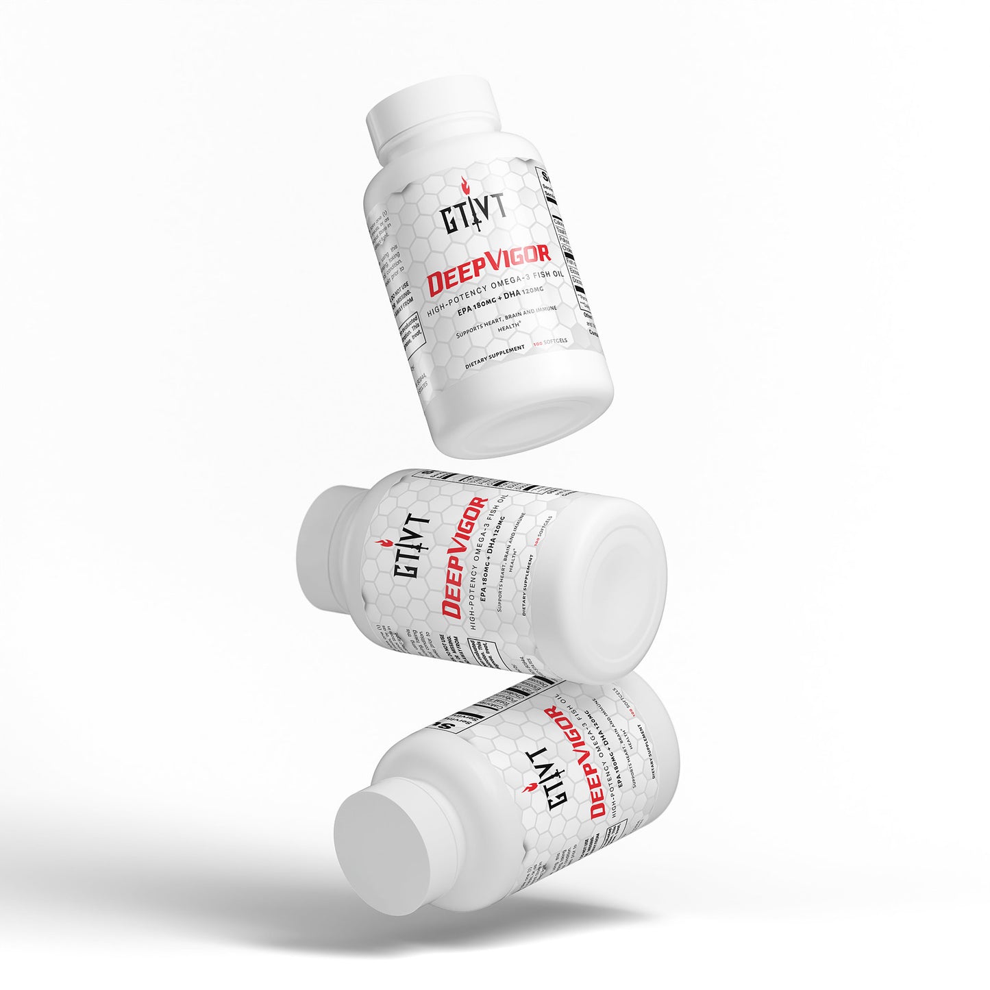 Support your heart, brain, and joints with DeepVigor Omega-3. Targeted EPA & DHA for high-performance recovery and wellness.