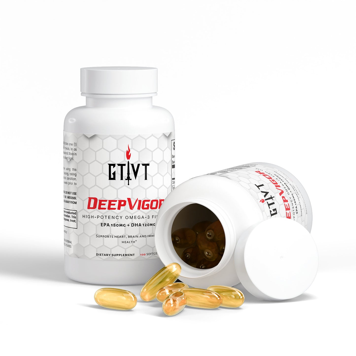 Support your heart, brain, and joints with DeepVigor Omega-3. Targeted EPA & DHA for high-performance recovery and wellness.