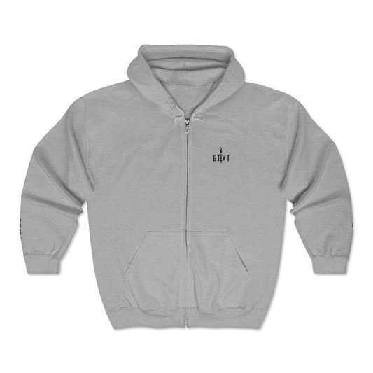 GTVT Defining Layer Full Zip Hoodie with Minimalist Front Chest Logo