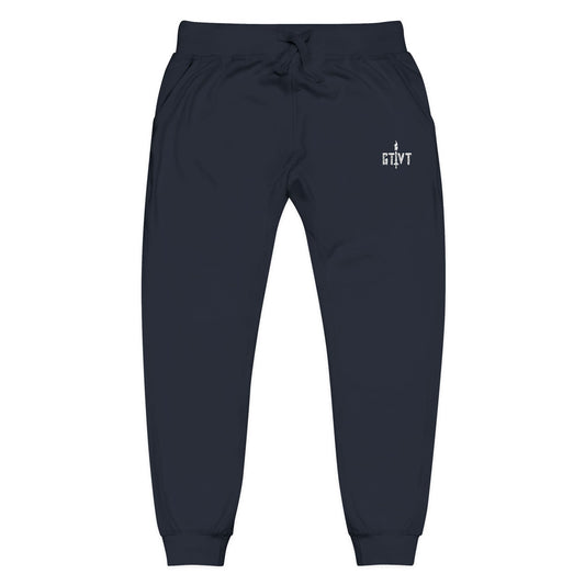GTVT Essential Sweat Jogger in Black with Tapered Leg and Ribbed Cuffs