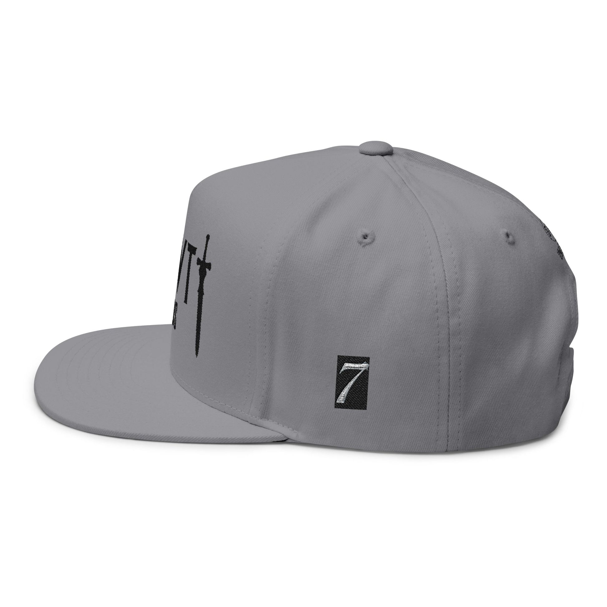 GTVT Ethos Motto and Lucky 7 Embroidery on Side of Snapback Hat