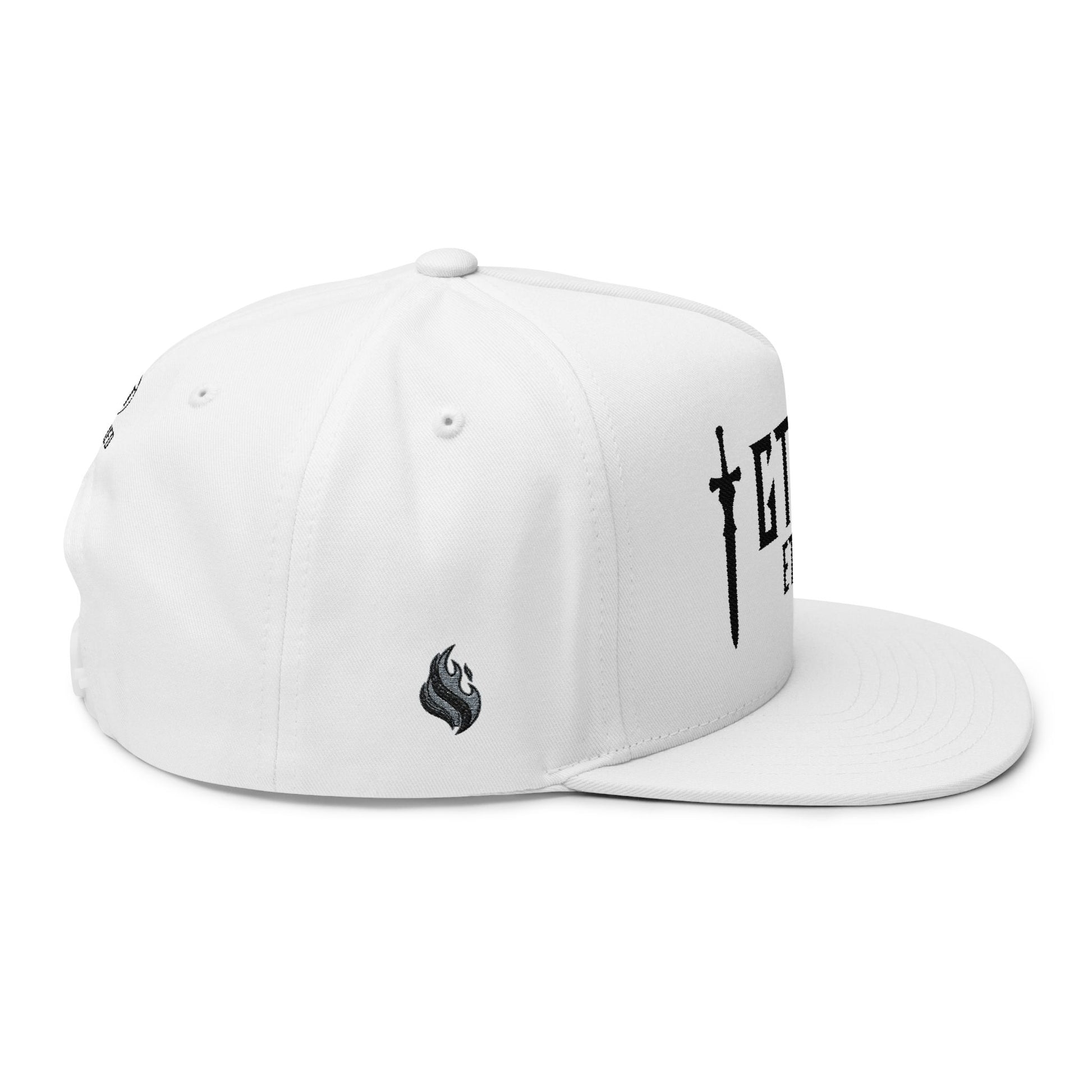 GTVT Ethos Motto and Lucky 7 Embroidery on Side of Snapback Hat