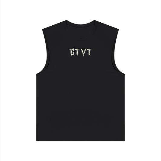 GTVT ASCEND SERIES men's performance tank top from DROP 001, minimalist sleeveless athletic shirt front view