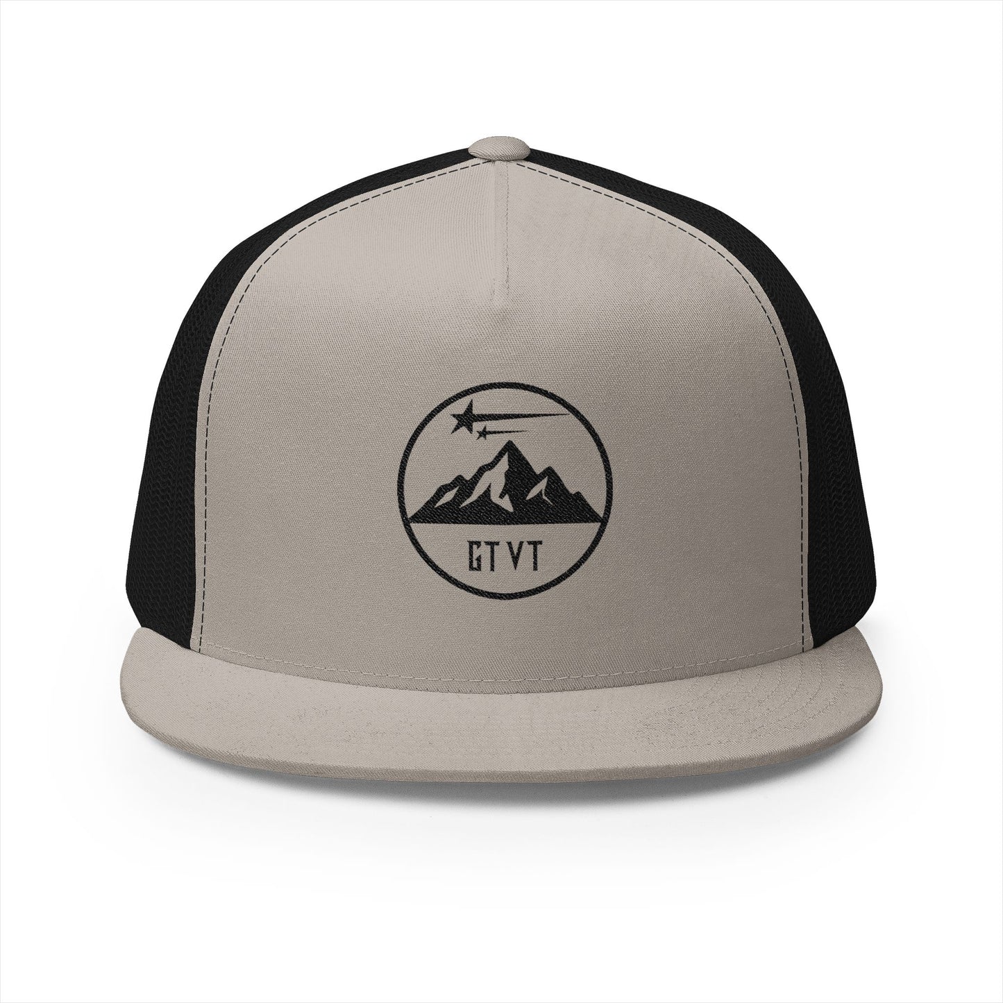 GTVT Trailblazer 5-Panel Range Cap High Profile Trucker Hat with Embroidered Patch