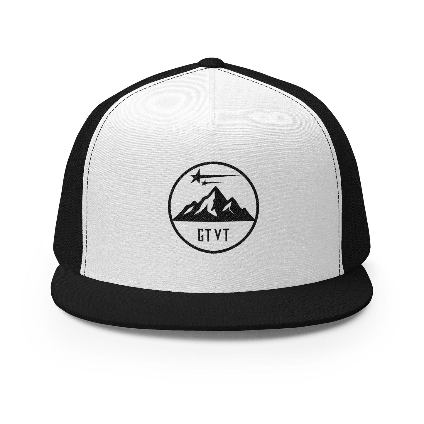 GTVT Trailblazer 5-Panel Range Cap High Profile Trucker Hat with Embroidered Patch
