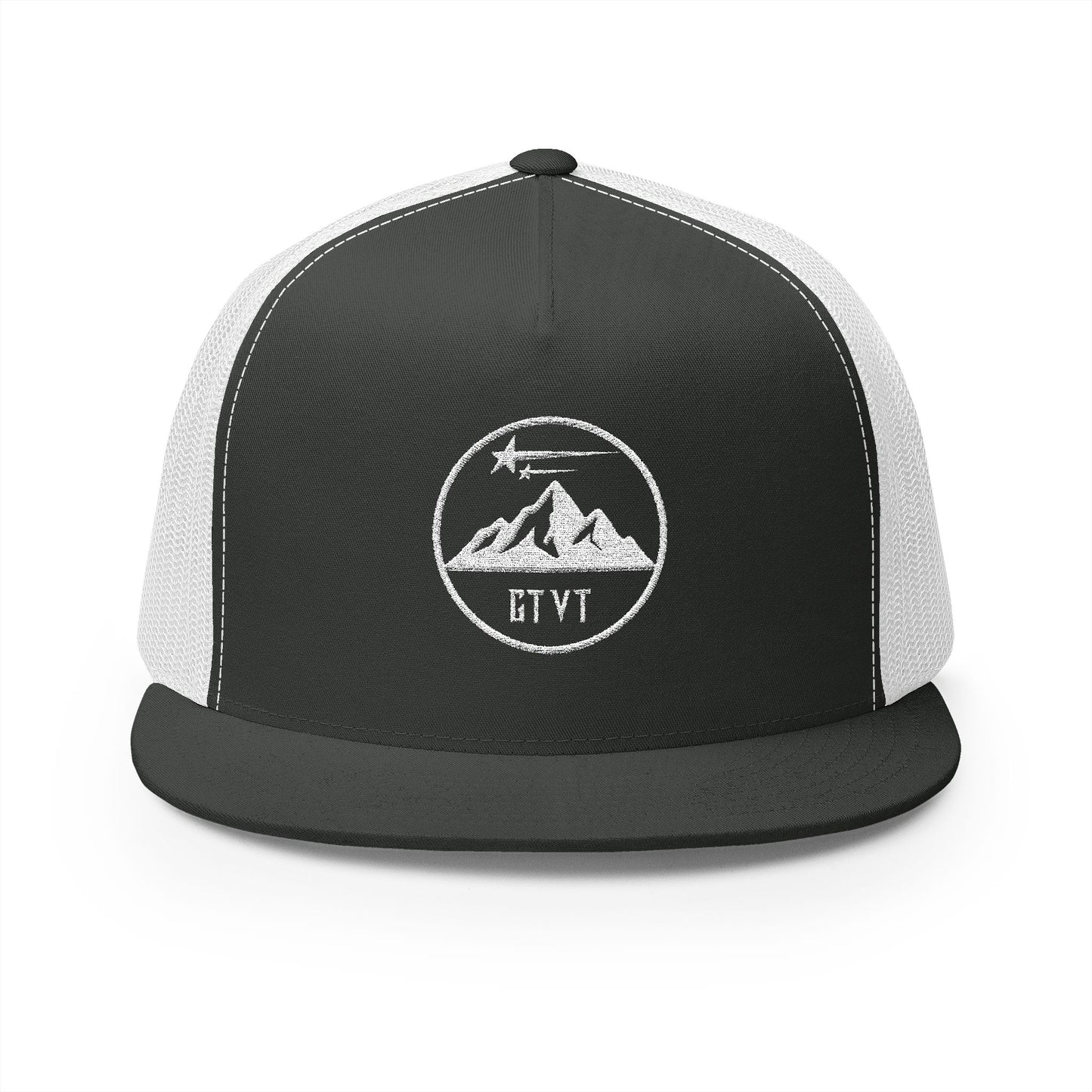 GTVT Trailblazer 5-Panel Range Cap High Profile Trucker Hat with Embroidered Patch