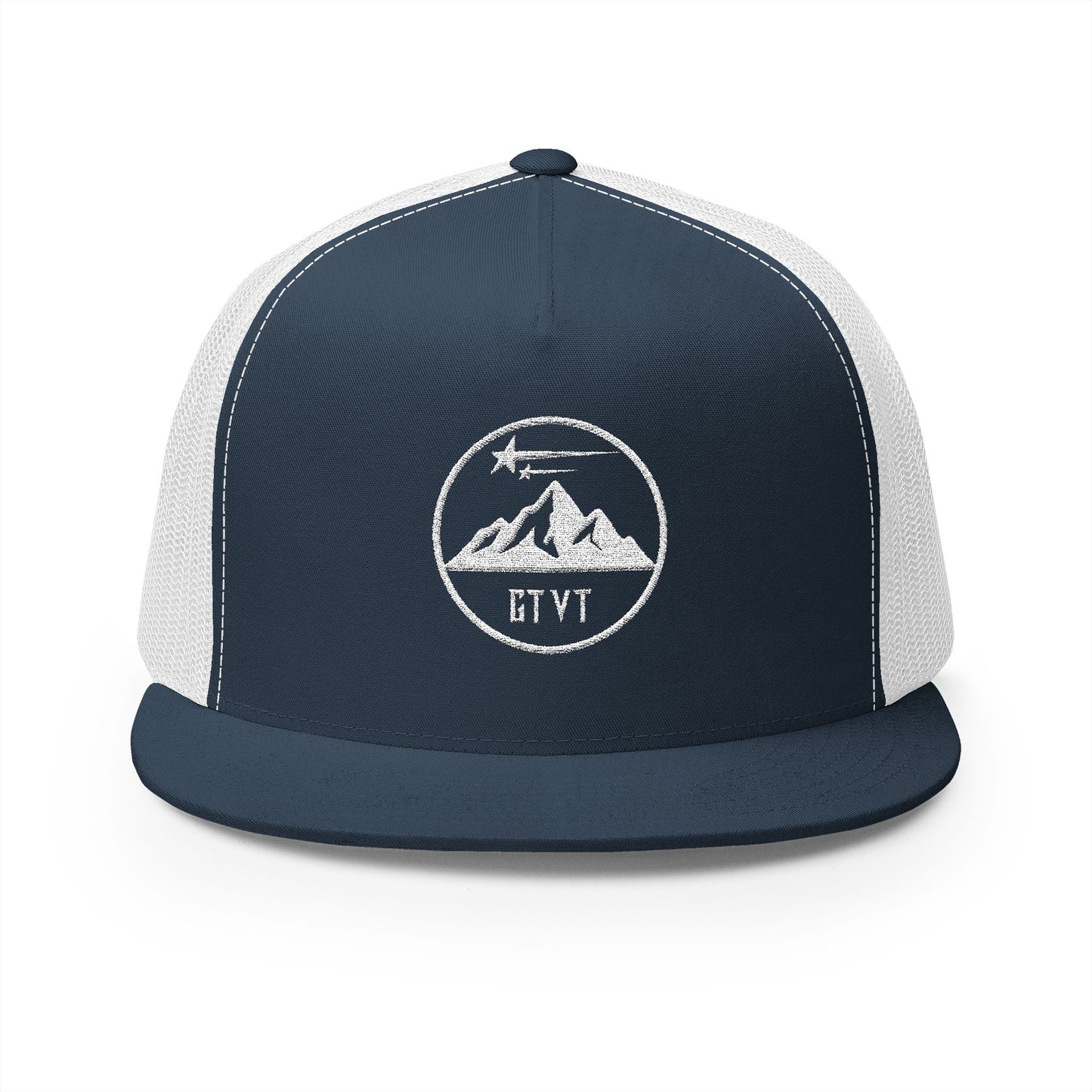 GTVT Trailblazer 5-Panel Range Cap High Profile Trucker Hat with Embroidered Patch
