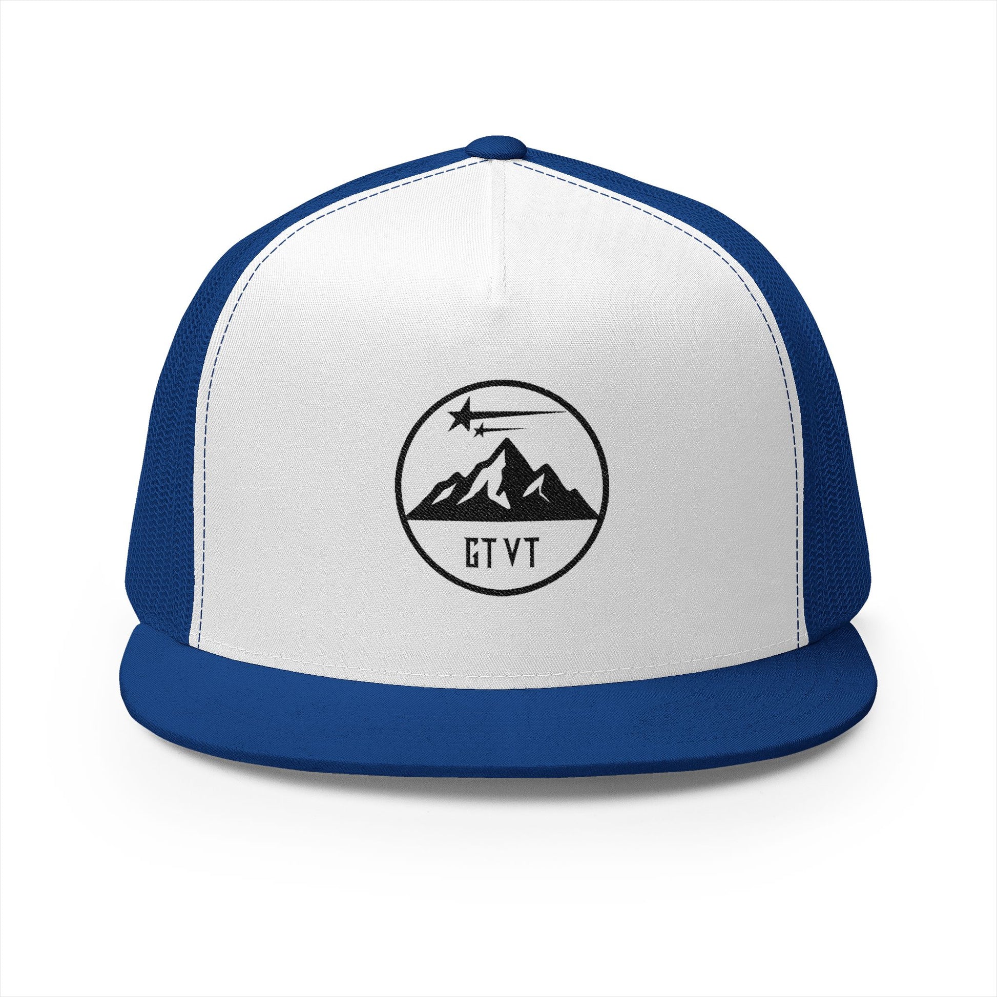 GTVT Trailblazer 5-Panel Range Cap High Profile Trucker Hat with Embroidered Patch