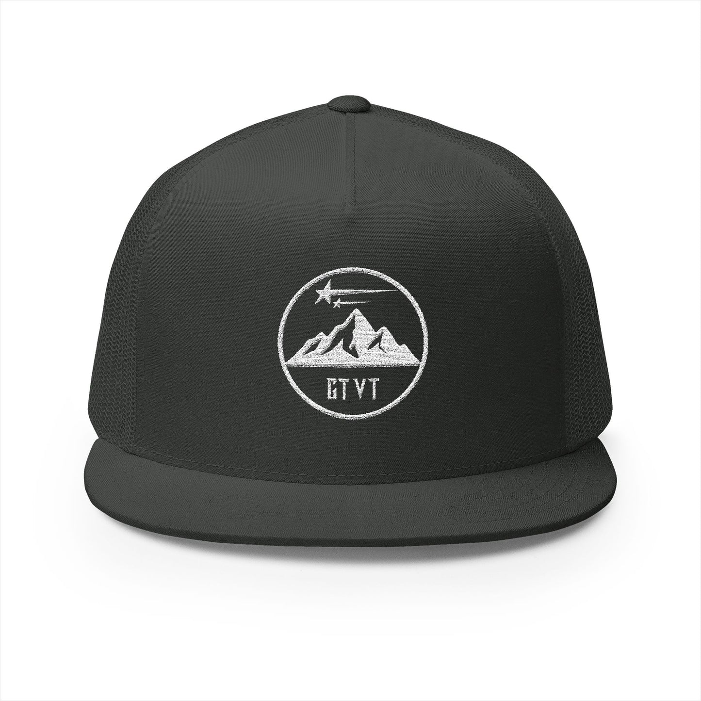GTVT Trailblazer 5-Panel Range Cap High Profile Trucker Hat with Embroidered Patch