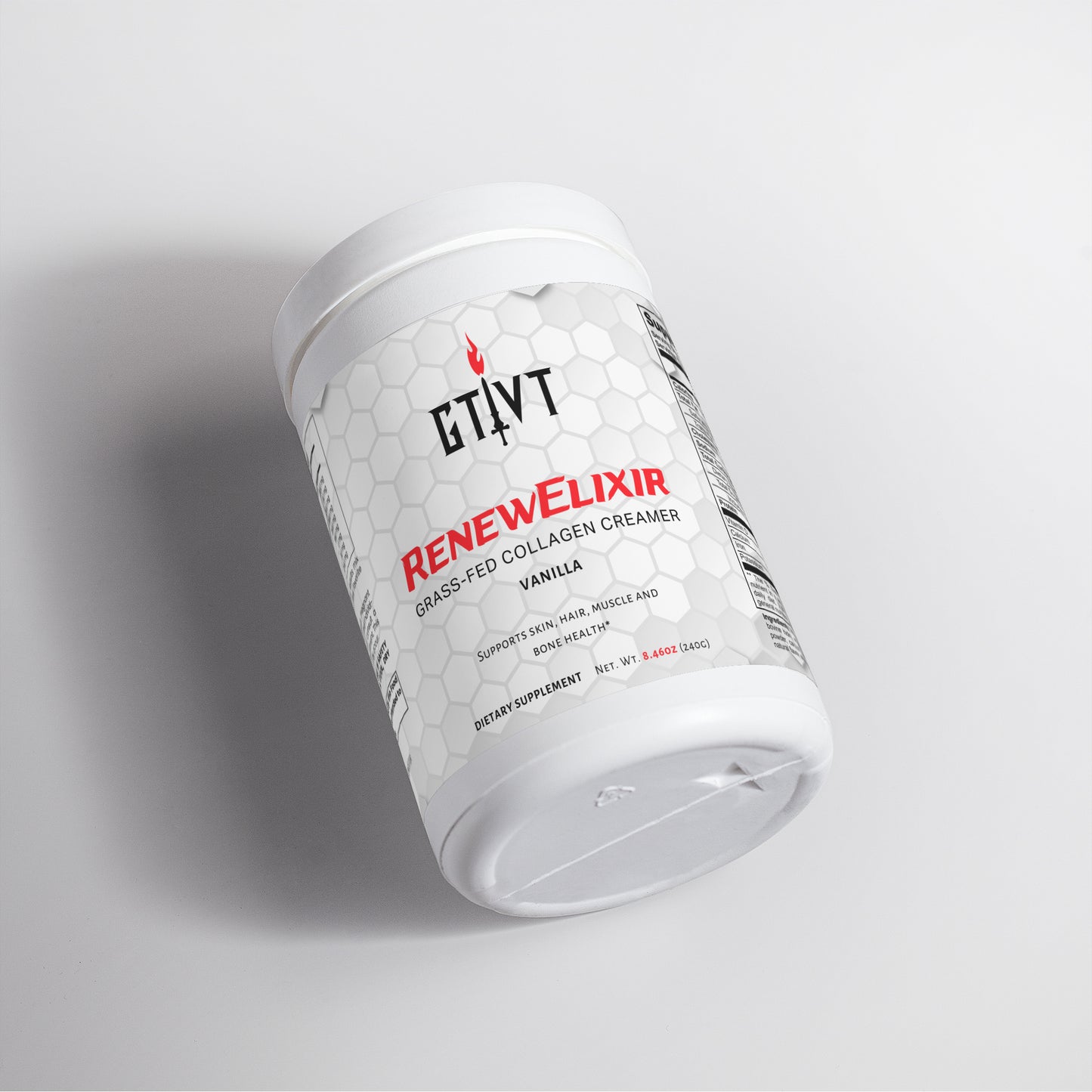 RenewElixir | Grass-Fed Hydrolyzed Collagen Creamer (Vanilla)