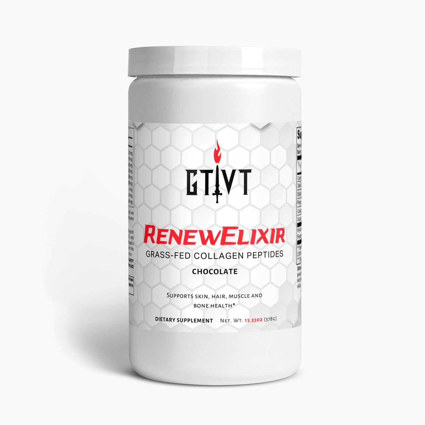 RenewElixir | Grass-Fed Hydrolyzed Collagen Peptides (Chocolate)